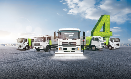 Ezpay环境陆续在两年名列新能源环卫车辆行业市场占有率第一